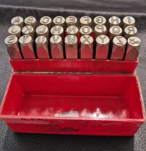 Vintage Priory letter punches 6mm - Picture 1 of 7