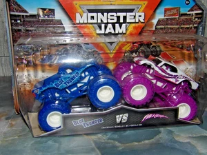 Camiones Monster Jam Blue Thunder vs Full Charge Series 25 escala 1:64 - Imagen 1 de 4