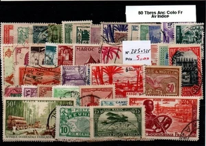 Lot 50 timbres des anciennes colonies Francaises avant indep (2850325) - Picture 1 of 1