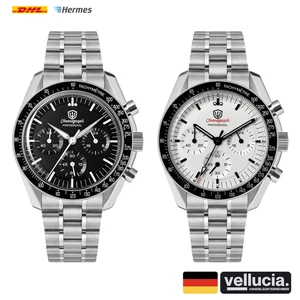 Watchdives WD1863 Chronograph 39mm | VK63 Mecha-Quartz Saphirglas Uhr Vintage - Bild 1 von 15