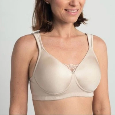 Jodee Soft & Smooth Masectomy Bra - Style 807. Tan. Post-Surgery. 34B - Image 1 of 4