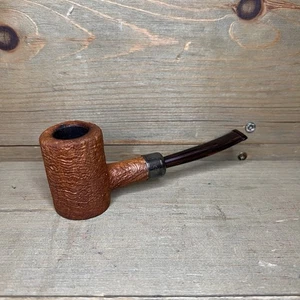 Ashton 2005 Smoking Pipe Wood Sterling Silver Mounted 925 Pebble Grain - Picture 1 of 11