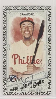 2018 Topps Allen & Ginter Mini Black JP Crawford #127 Rookie RC - Image 1 of 2
