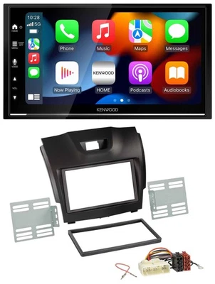 Kenwood DAB USB Bluetooth 2DIN MP3 Autoradio für Isuzu D-Max ab 2012 dunkelgrau - Bild 1 von 4