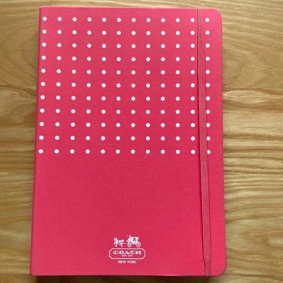 Coach Red Dot Design Notebook Multi-Page Unused - Image 1 of 4
