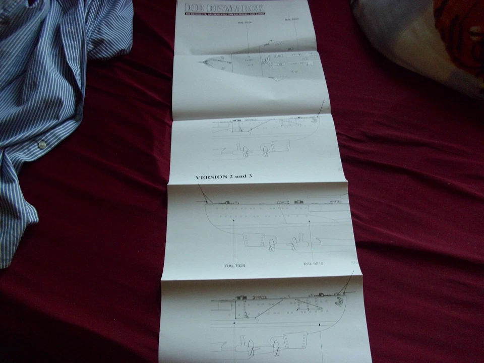 Bismarck Tarngebungsplan - Bild 1 von 1