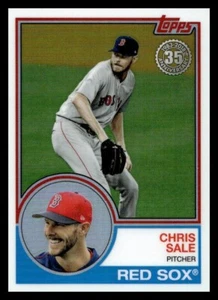 2018 Topps Chrome Silver Pack Refractor #76 Chris Sale Red Sox Braves - Picture 1 of 2