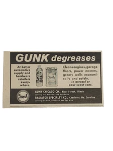 GUNK CHICAGO ILLINOIS POPULAR SCIENCE 1960 PRINT AD - Bild 1 von 2
