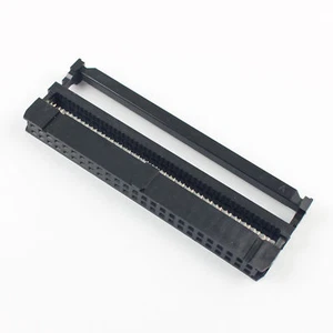 100 piezas negro 2,54 mm paso 2x25 pines 50 pines IDC FC hembra conector de cable de cabecera - Imagen 1 de 4