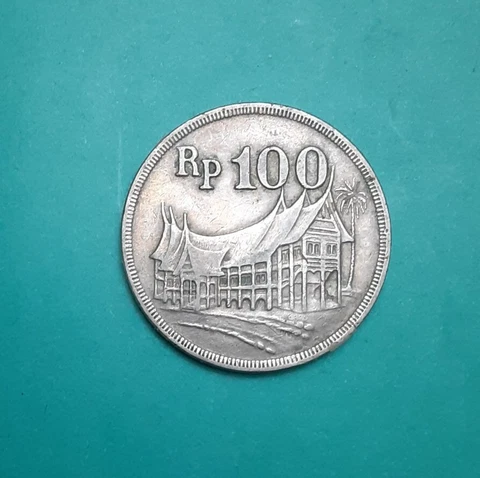 Indonesia 100 Rupiah 1973 Coin ~Free Shipping! Cover