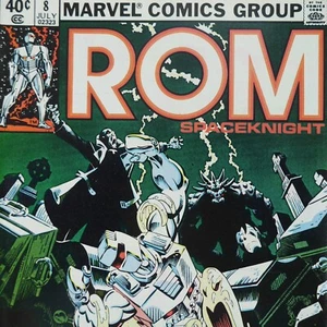 ROM Spaceknight #8 "¡Ala Muerte!" Marvel Comics 1980 calidad media - Imagen 1 de 10