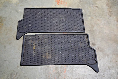 2 alfombrillas traseras Land Rover Discovery 1999-2004 HD goma fabricante de equipos originales segunda fila Foto 1 de 4
