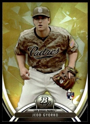 2013 Bowman Platinum - Gold - #90 Jedd Gyorko - San Diego Padres - Image 1 of 2