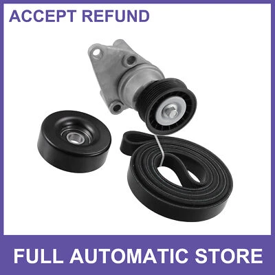Drive Belt Tensioner Idler Pulley Assembly 1 Set Custom for Chevy Avalanche - Image 1 of 4