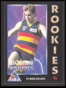 AFL 1994 AFLPA Dynamic Rookies Adelaide Crows Mark Ricciuto 96/125 CB-1-9-B-6 - Bild 1 von 8