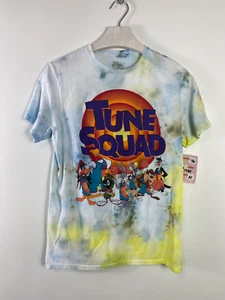 Space Jam - Tune Squad, Hand Tie Dyed T-Shirt, Medium, Michael Jordan Movie, f2 - Bild 1 von 2