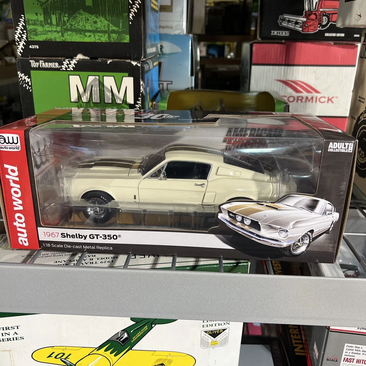貴重 JOUEFエボリューション製 フォード・ムスタング350GT 紺1／18