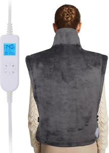 26"X35" XXXL King Size Neck& Shoulder& Back Heating Pad with 10 Temperature Sett - Picture 1 of 12