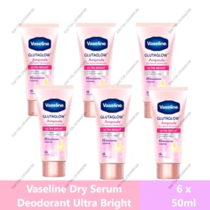 6 x 50ml Vaselina Siero Secco Deodorante Ultra Luminoso Rinnova GlutaCollagene + Vit B3 - Foto 1 di 6