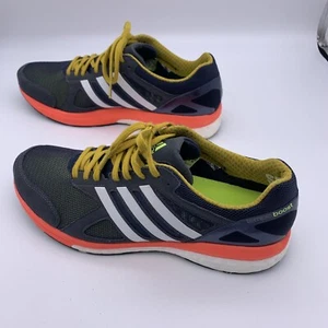 RARE SAMPLES Adidas Adizero Tempo 7 Yellow/black/red Boost Running Shoes Sz 9 - Picture 1 of 12