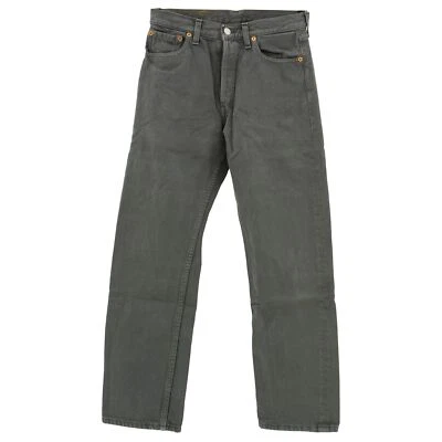 #7481 LEVIS Jeans Hose 501 alter Schnitt ohne Stretch grey grau 29/30 - Bild 1 von 2