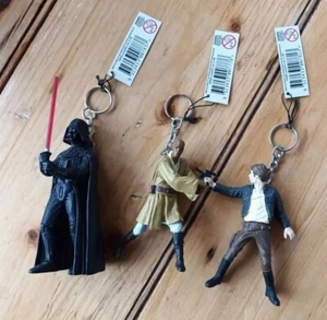STAR WARS Keychain Collectables Darth Vader_Han S_Mace Windu_2008 Series 2 NEW - Picture 1 of 10