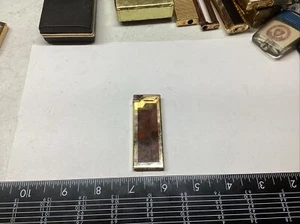 VINTAGE LIGHTER FLAME POCKET OLD NEAT BROWN GOLD SKINNY JAPAN ๐ฅ FIRE KREISLER - Picture 1 of 12
