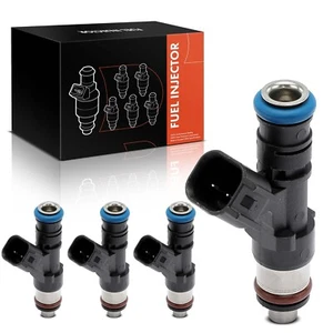 4Pcs Black Fuel Injector for Ford Fiesta 2012-2019 L4 1.6L Naturally Aspirated - Picture 1 of 9
