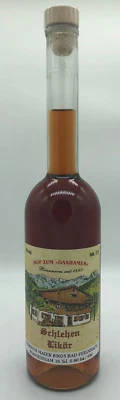 Schlehenlikör 0,5 Liter 25% Schnaps Äpfel Obstbrand Schlehen Bayern - Bild 1 von 2