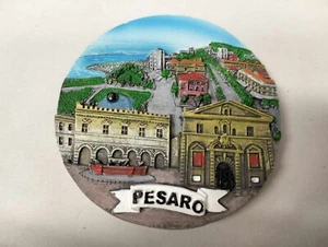 MAGNETE CALAMITA RESINA FRIGO SOUVENIR FRIDGE MAGNET PESARO MARCHE - Picture 1 of 1
