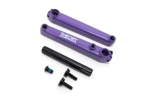 Theory Conserve Bike Life BMX Crank Set - 175mm Purple - SE GT Throne Haro - Picture 1 of 3