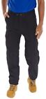 Poly-Cotton Workwear SUPER CLICK PC TRS BLK 36 TALL