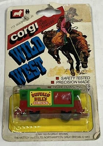 Corgi Wild West Buffalo Bill’s Train Car # 112 Vintage 1982 Sealed - Picture 1 of 10