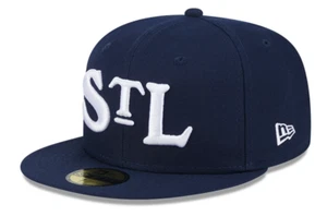 Men's New Era Navy St. Louis Stars 2024 Rickwood Classic 59FIFTY Fitted Hat - Picture 1 of 5