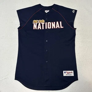 MLB Authentic Mike Piazza 2000 All Star Jersey 00s New York Mets Atlanta Mens XL - Picture 1 of 9