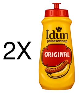 Norwegian Sennep Pølsesennep Idun 2X Original Norwegian Mustard Food from Norway - Picture 1 of 1