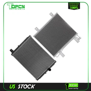 Fits 03 International Harvester 9900i SFA Radiator & Condenser Cooling Assembly - Picture 1 of 10