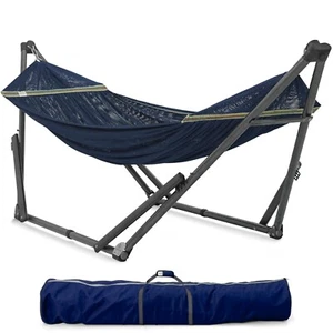 Tranquillo Adjustable Hammock Stand Collapsible Camping Hammock and Stand 550 lb - Picture 1 of 39