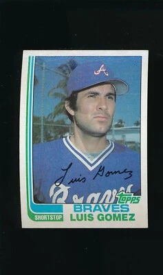 1982 Topps #372 Luis Gomez * Shortstop * Atlanta Braves * NM * - Image 1 of 2
