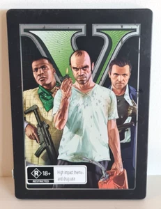 Xbox 360 Grand Theft Auto V Five Steel Book - Picture 1 of 3