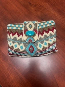 Mary Frances Western Mini Special Crossbody Black Clutch Evening Bag Handbag - Picture 1 of 3