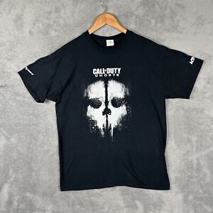 Call Of Duty Ghosts T Shirt Mens Skull Promotional Release Gaming COD Large