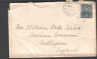 1908 cover Elkridge Br MD to William Force Stead American Consulate Nottingham