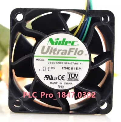 1PCS NEW NIDEC V60E12BS1B5-07A014 6038 12V 1.60A fan  Fast delivery - Image 1 of 4