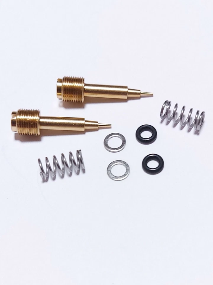 Yamaha Virago XV750 V twin Carburetor fuel air mixture pilot screw set. - Image 1 of 1