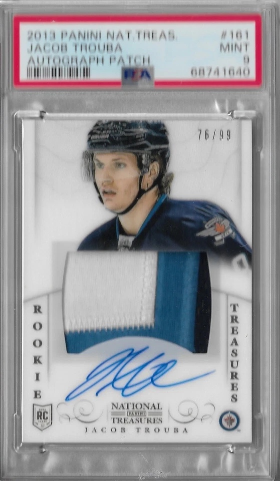 JACOB TROUBA RC MINT PSA 9 RPA 2013 PANINI NATIONAL TREASURES #161 ANAHEIM 76/99 - Image 1 of 1