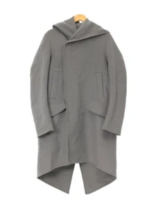 Rick Owens Coat 38 Wool Gray Plain - Picture 1 of 6