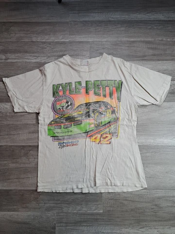 Kyle Petty Mello Yello Vintage Shirt #42 Racing Nascar King Petty Distressed Cover
