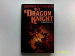 The Dragon Knight HC + DJ  First Edition VTG 1990 Gordon R. Dickson 1st/1st - Picture 1 of 2