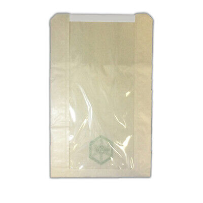 No14d Artisan Biodegradable Compostable Bread & Bakery Bags 14x7  - Made In UK • 11.95£